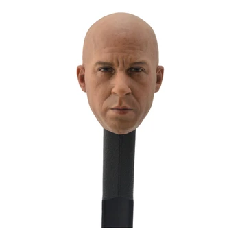 Po Meri 1/6 Obsega Vin Diesel 2.0 Glavo Skulptura Za Vroče Telo Igrače