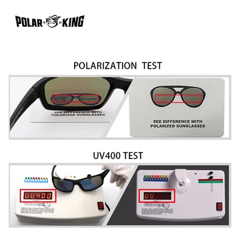 Polarking Polarizirana TPEE Materiala sončna Očala Moške blagovne Znamke v Novo Modno Oblikovanje Prilagodljiv Okvir Moški Dodatki