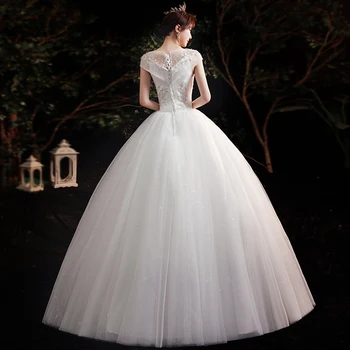 Poročna Obleka Nove Poročne Čipke Sanjsko Poroko Obleke Žogo Halje Bridage Plus Velikost Obleke Vestidos De Novia