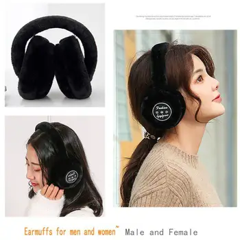 Pozimi Plišastih Toplo Brezžične Bluetooth Slušalke Ear Kritje Za Moške, Ženske Prostem Športne Slušalke Stilsko Stereo Glasbe, Slušalke