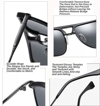 Pravokotnik sončna Očala za Moške Vožnje Polarizirana sončna Očala Ženske Odtenki 2020 Roza Očala, Classic, Retro sončna Očala UV400