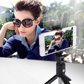 Prenosni Selfie Stick Mini Stojalo Podaljša Zložljive Monopod Z BT Brezžični Daljinski Sprožilec Palico Za IPhone Za Telefon Samsung