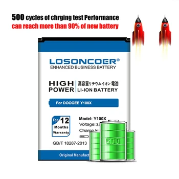 Prvotne LOSONCOER 3100mAh Y100X Uporaba Baterije Za DOOGEE NOVA Y100X Baterija+ Številko za Sledenje
