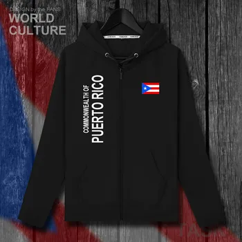 Puerto Rico Kostariški PRI PR mens fleeces hoodies pozimi dresov plašči moške jakne in športna oblačila narod, država trenirka zgornji deli oblacil
