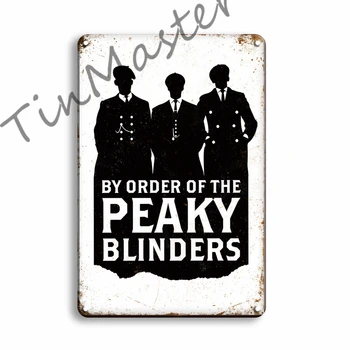 Pulp Fiction Boter Plakat Kovinski Tin Prijavite Letnik Peaky Blinders Stenske Nalepke, Dekorativne Plošče, Pub, Bar Človek Jame Doma Dekor