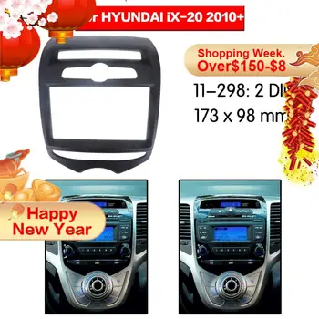 Radio Facia Za leto 2010+ Hyundai IX20 2DIN dvd predvajalnik Fascijo Avtomobilski Stereo Radio namestitve izpeljete Dash