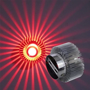 RGB LED Daljinski upravljalnik Stropne Luči AC 85V -265V 3W Steno Rov Za Umetnost, Galerija, Okraski, Sprednji Balkon Lučka Verandi Svetlobe