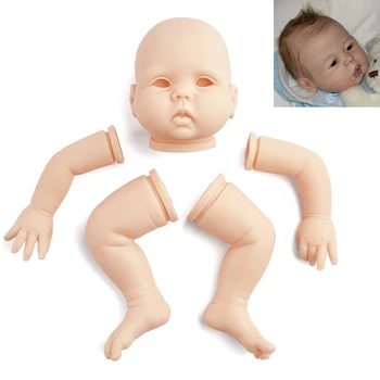 RSG Prerojeni Baby Doll 22 Cm Veren Newborn Baby Dakota Vinil Unpainted Nedokončane Lutka Deli DIY Prazno Lutka Kit