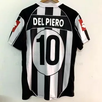 SALAS Alta kakovosti retro 96 97 99 2000 Del Piero Nedved Inzaghi Pirlo sobe Trezeguet jersey puloverju. Camisa klasične.