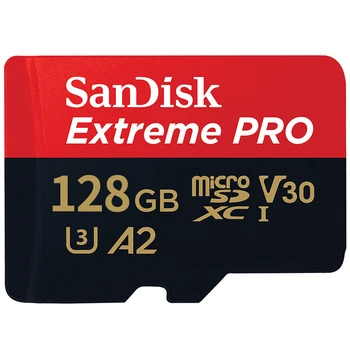 SanDisk Extreme Pro Mikro SD Pomnilniško Kartico 32GB 64GB 128GB MicroSD Max 100 M/s Uitra C10 4K V30 TF kartice cartao de memoria