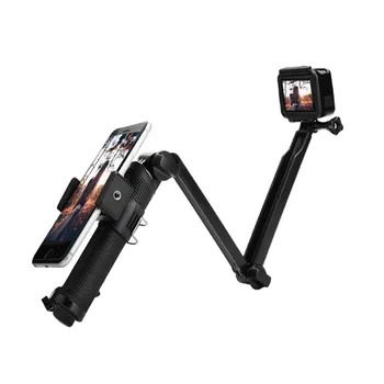 Selfie Stick 3-Stezni Ročaja Roko Monopod Pole Stojalo za GoPro Hero 7 6 5 4 3+ Xiaomi YI 4K SJCAM EKEN delovanje Fotoaparata Dodatki