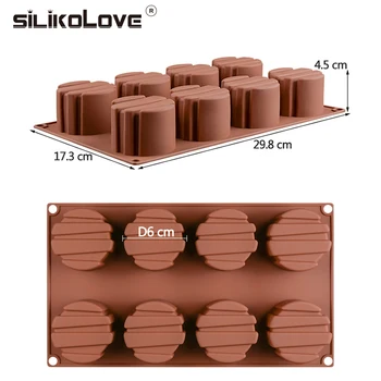 SILIKOLOVE Forma De Čokolada Silikonski Plesni Čokolado Plesni 3d Torta Dekoraterstvo Orodja Trak Osebnost Obliko Sladica Bakeware