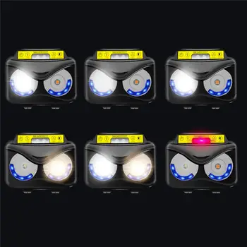 SKYWOLFEYE K19 200lm Indukcijske LED Žaromet LED+COB Polnilna 180° Nastavljiv Svetlo Svetilka Kolo Svetlobe Baklo Luči