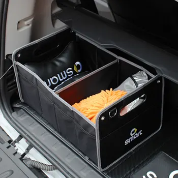 Smart 450 451 453 fortwo forfour zložljive črna škatla za shranjevanje vrečko oxford krpo organizator avto styling opremo očesa v prtljažniku