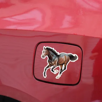Smešno Risanka Konj Lepo Kakovosti Avto Nalepke Živali Nalepko Kritje Praske Nepremočljiva Pvc za 14,5 CM X 12,5 CM
