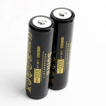 Sofirn 18650 3,7 V Baterijo 3000mah Li-ion Polnilna baterija 18650 S PCB Zaščitene Odbor Baterije Celice za LED Svetilka