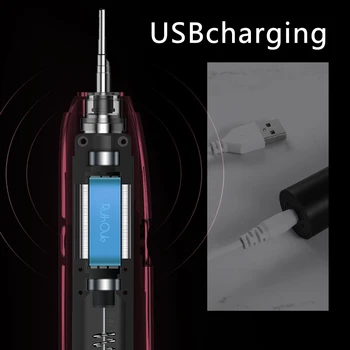 Sonic Električna zobna ščetka USB Polnilne 42000 čas/min Ultrazvoka Elektronski Beljenje Zob Krtačo 6 Načinu z Travel Box