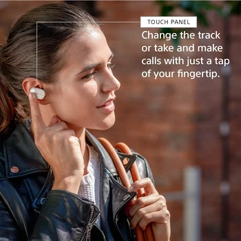 SONY WF-1000XM3 Hrupa Preklic Resnično Brezžične Slušalke Šport Stereo Bas Čepkov za Prostoročno uporabo z Mic Polnjenje Primeru Touch Kontrole