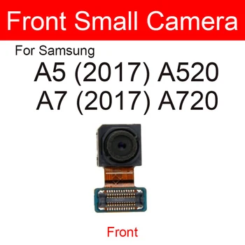 Spredaj Sooča Mala Kamera Modul Za Samsung Galaxy A5 A520 A7 A720 2017 Majhne Kamere Flex Kabel Zamenjava Rezervnih Delov