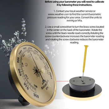 Stenske Gospodinjski Barometer Zraku Merilnik Tlaka Zraka Vreme Instrument Barometer Vreme Barometer Orodja Visoka Natančnost