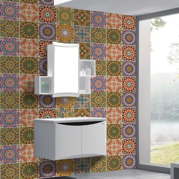Strešnik nalepke arabski keramične ploščice kristalno strešnik prilepite kuhinja, kopalnica, DIY dekoracijo nepremočljiva stenske nalepke soba dekoracijo za HIŠNE živali