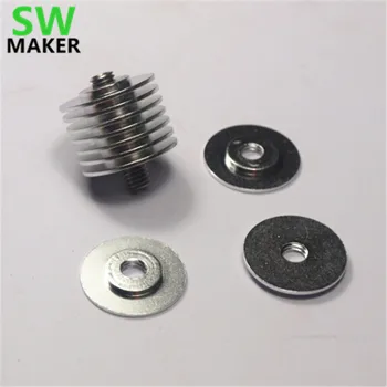 SWMAKER 10pcs/set Reprap navojem M6 hladilnega telesa podložke za DIY 3D tiskalnik vseh kovinskih vroče koncu aluminij zlitine
