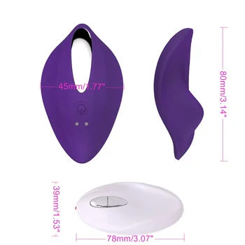 Tiho Hlačne Vibrator z Brezžičnim Daljinskim Prenosni Stimulator Klitorisa Nevidno Vibracijsko Jajce Sex igrača Za Ženske vagine kroglice