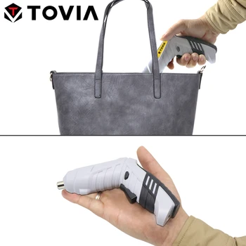 TOVIA 3,6 V Električni Strani Izvijač USB Akumulatorski Vijačnik Lithium Zložljive Izvijač Baterije z LED Luči