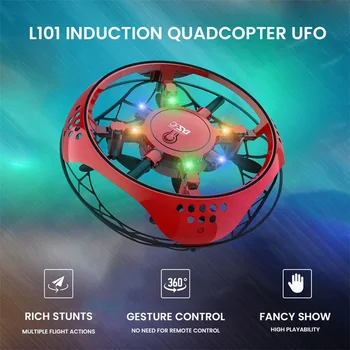 UFO Interaktivni Brnenje Infrardeči Senzor Indukcijske Quadcopter Inteligentni Letenje Šport Roko Nadzor Helikopter Otrok Čarobno Darilo