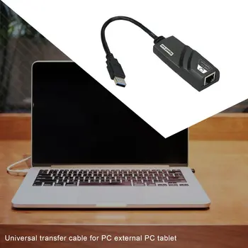 USB Na priključek RJ45 Računalnika, Zunanji RAČUNALNIK Tablični Univerzalno 3.0 Gigabitno mrežno Kartico Ethernet Plug And Play Kazalnik Design
