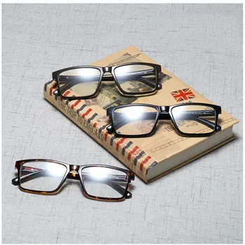 UV400 Kvadratni Okvir Očal Moški Moški Jasno Ponaredek Očala Eyeglass Moda Pregleden Optična Očala Okvirji TR90 Visoke Kakovosti