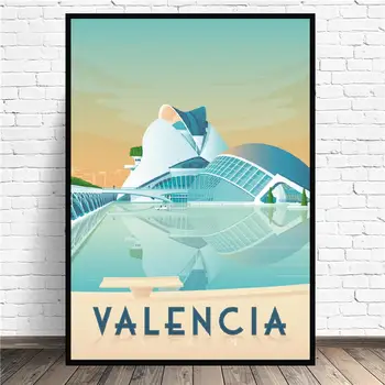 Valencia Potovanja Umetniško Platno Poster Tiskanje Doma Dekor Slikarstvo Brez Okvirja