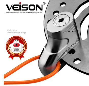 VEISON motorno kolo MTB 5mm Pin Koles Moto Skuter Rotorja Zavore Disk Ključavnico za Zaklepanje Kraje pretection Zavora, sistem za Zaklepanje