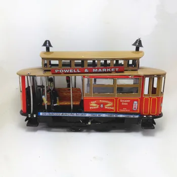 Vintage tin toy Veter igrače, iz Železa kovinske obrti robot električnih avtobusov mkd2 zbirka Fotografija rekviziti božično darilo MS639