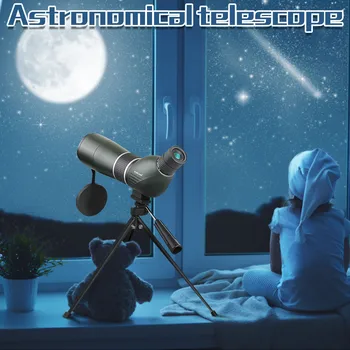 Vnos Astronomski Teleskop 45X60 Oko Teleskop Optične Leče Prizmo Madeži Področje Birdwatching Lovski Daljnogled Monoculars