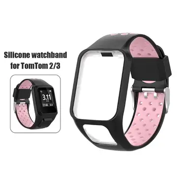 VODOOL Silikonski Watchband ustvarjalno in porozne design moških Zapestje ženske modna Zapestnica Izdelana za Tom 2/3 serije smart watch