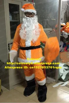 Vrste Oranžna Oče Božič Santa Claus Klavzula Kriss Kringle Maskota Kostum Risani Lik Mascotte Dolgo Brado Št.zz2311
