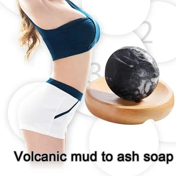 Vulkanski Gline Aparat Za Hujšanje Soap Bar Popka Nalepke Za Beljenje Kože Telesa Jasno Nego Kože