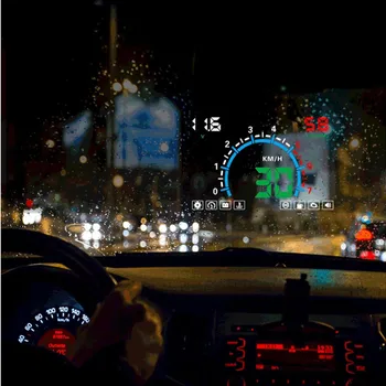WiiYii HUD E350 avto Head Up display Auto hitrost alarm OBD2 vetrobranskega stekla Projektor avtomobilska elektronika Podatkov Diagnostično Orodje