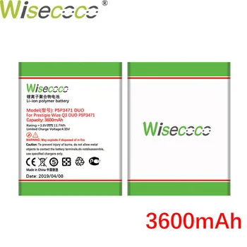 WISECOCO Novo Izvirno 2000mAh Baterija Za Prestigio Wize Q3 DUO PSP3471 Pametni Mobilni telefon, ki je Na Zalogi, S Številko za Sledenje