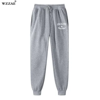 WZZAE2020 novo kokaina kaviar multicolor stražar hlače moški hip-hop sweatpants moda nova zasnova moških športna oblačila velikosti S-XXXL