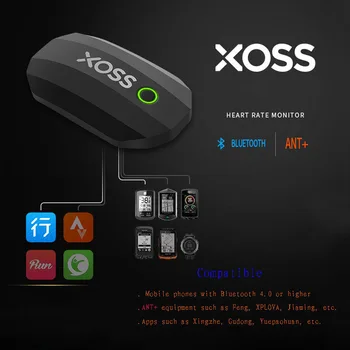 XOSS G GPS Kolo Kolesarski Računalnik Nepremočljiva IPX7 Bluetooth 4.0 ANT+ G PLUS Kadence Hitrosti Srčnega utripa Osvetlitev Merilnika hitrosti