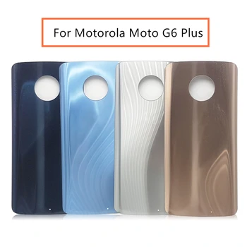 Za Motorola Moto G6 Plus Stekleni Pokrov Primeru Hrbtni Pokrovček Zadnje Telefon Stanovanj Primeru Za Moto G6 Plus Nadomestni Deli