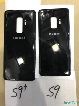 Za SAMSUNG Galaxy S9 S9 plus S9+ G965 G965F G960F G960 Hrbtni Pokrovček Baterije Vrata, Zadnje Steklo Ohišje Primeru Zamenjajte Pokrov Baterije