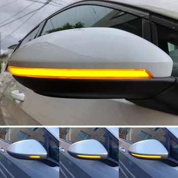 Za Volkswagen Golf MK7 7 GTI R GTD Dinamično Blinker LED Vključite Signal Rline Touran Ogledalo Svetlobe 2013 2016 2017
