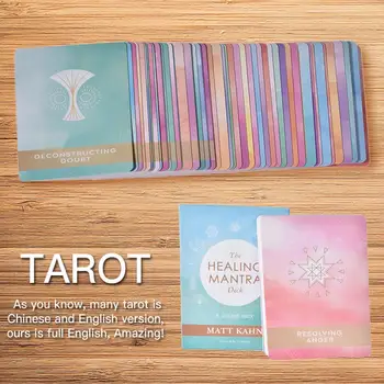 Zdravilni Mantra Krova: 52 Kart Matt Kahn Priljubljenih Duhovnih Mantra Oracle Igra S Kartami Za Zdravljenje Nastavite Pove