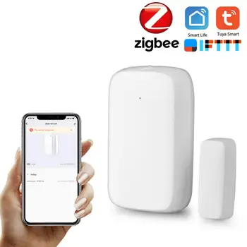 ZigBee Grafiti Pametna Vrata, Senzor Inteligentno Povezovanje Varnostni Alarm Wireless Vrata, Okna Detektor Podporo Tuya / Smart APP Življenje