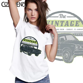 Znamka avtomobila oblikovanje plakata tshirt 2020 plus velikost 3XL modal ženska priložnostne print natisne plus velikost tshirt homme COYICHENOL
