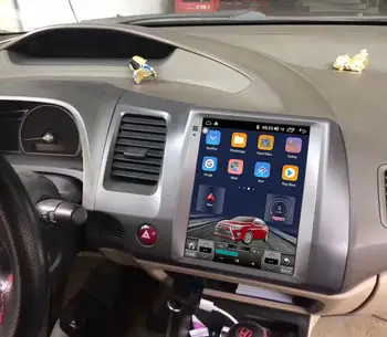 ZOYOSKII Android 10 os 10.4 palčni zaslon navpičnem AVTO radio, GPS, bluetooth, navigacija igralec za desno levo Honda Civic 2008-2011