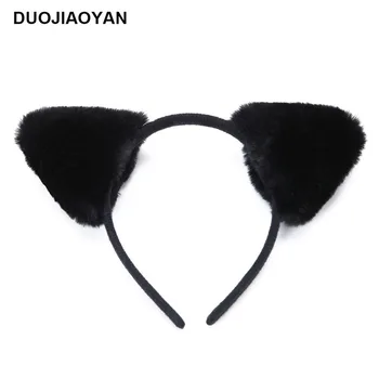 Čezmejno prodajo han izdaja lep kratek plišastih mačje uho lase hoop panda uho, lase pribor proizvajalcev, prodaja